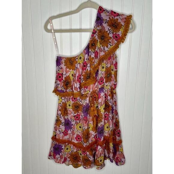Women's Raga wild garden Floral One Shoulder Dress Size M NWOT - Picture 3 of 7